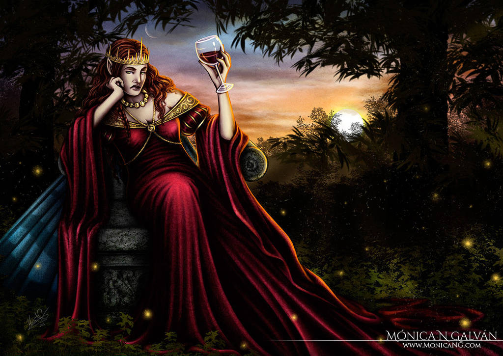 Farian, Queen of the Sidhe - EV Frustration by Monica-NG