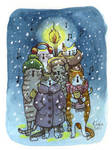 Feline Carollers II by liselotte-eriksson