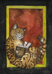 Reading Cat by liselotte-eriksson