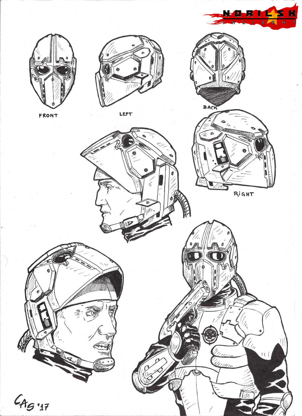 Norilsk Incident General's Helmet by carlosarielsosa