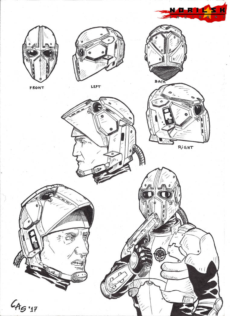 Norilsk Incident General's Helmet by carlosarielsosa