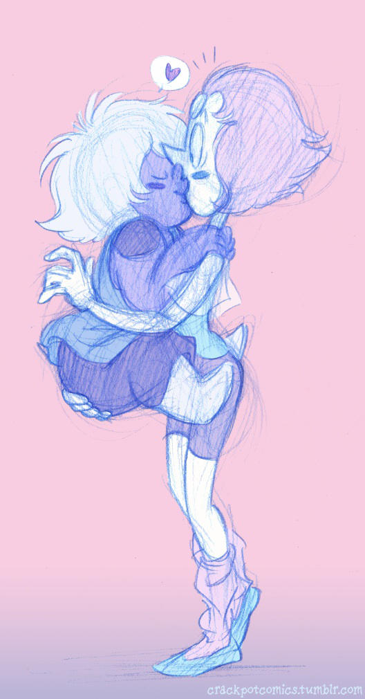 Tumblr link! Some cute Pearlmethyst to cheer me up on a tough day.
