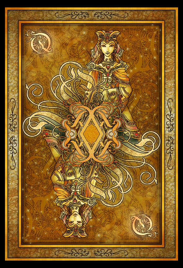 Queen of Diamonds by blue-fusion