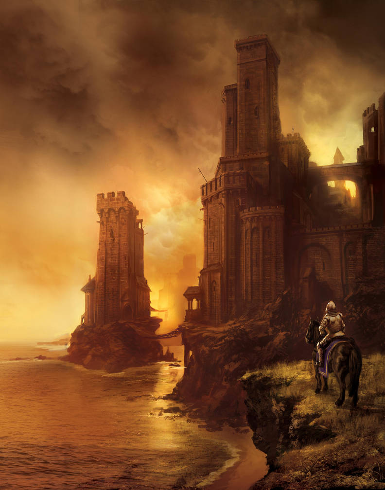 Greyjoy's castle, ASOIAF... by MarcSimonetti