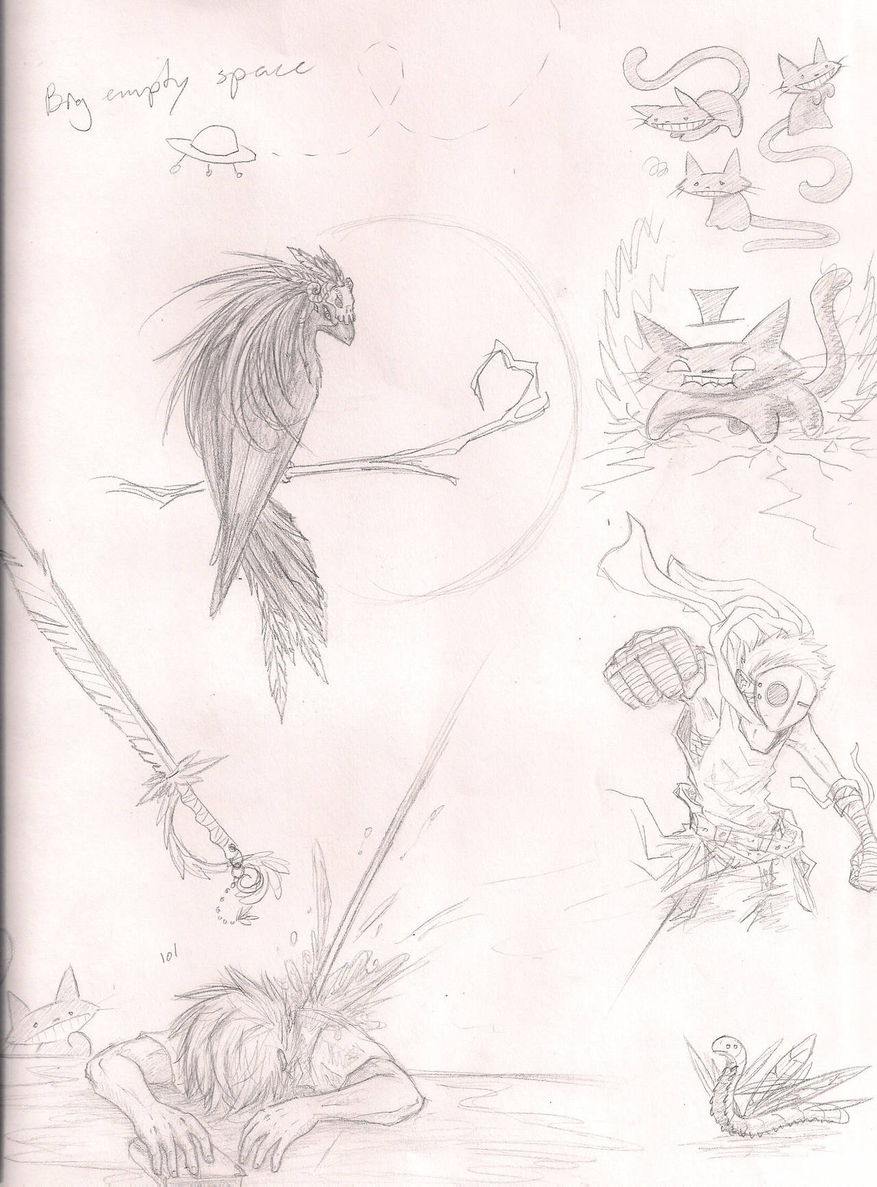 Doodle page by AnonXeidrii