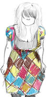 Patchwork Dress by Kawaii-Chiyo-san