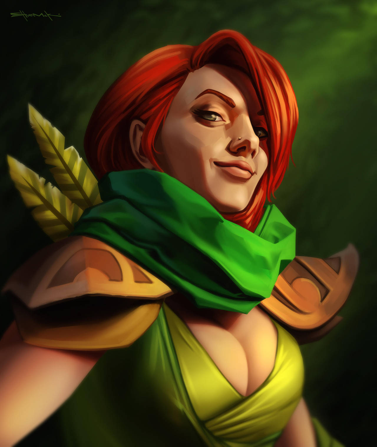 Windranger - Dota 2 Fan Art by EthanMck on DeviantArt