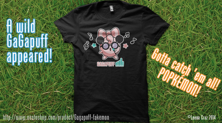 Gagapuff: Lady Gaga + Jigglypuff by LeenaCruz