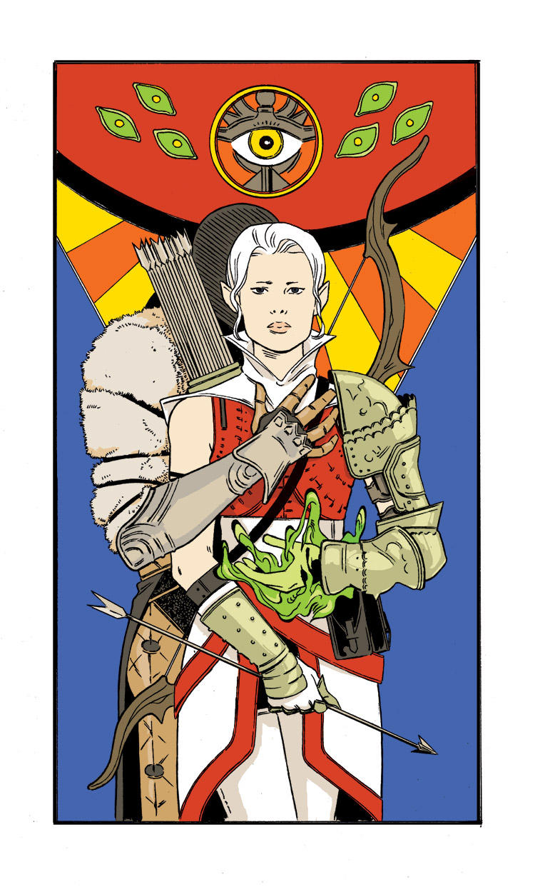 Lavellan Tarot Card by shortfury