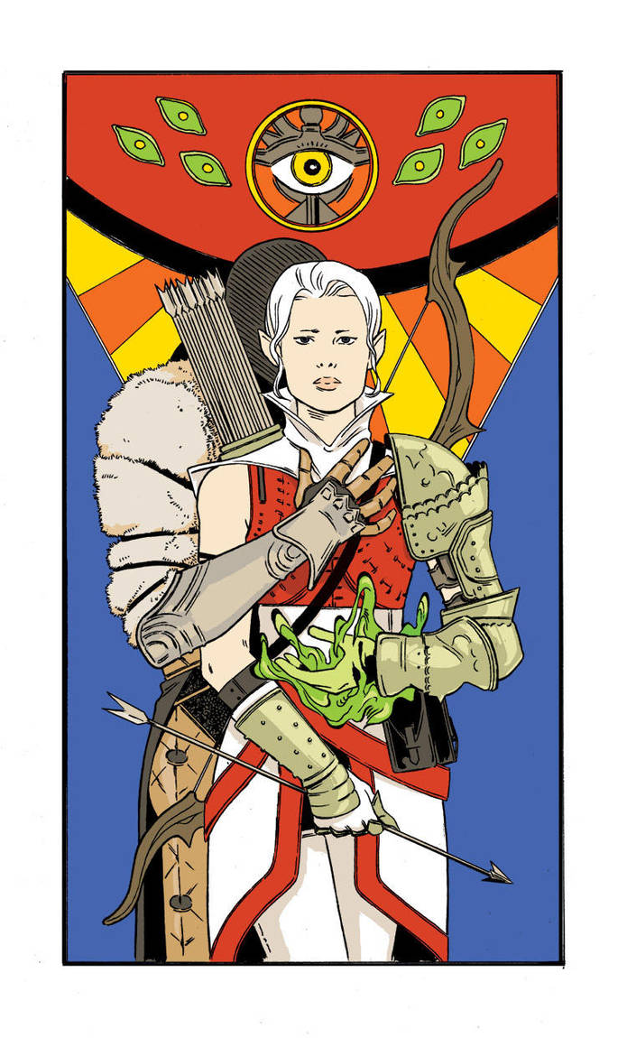 Lavellan Tarot Card by shortfury