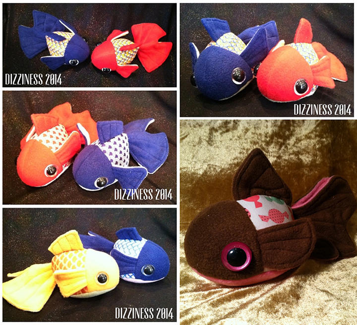 Goldfish plushies part 01 by dizziness