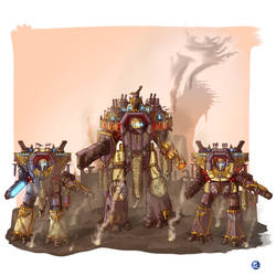 Warhammer 40000 Titans by LordCarmi