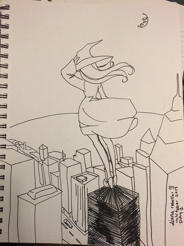 Inktober day 2 by yume