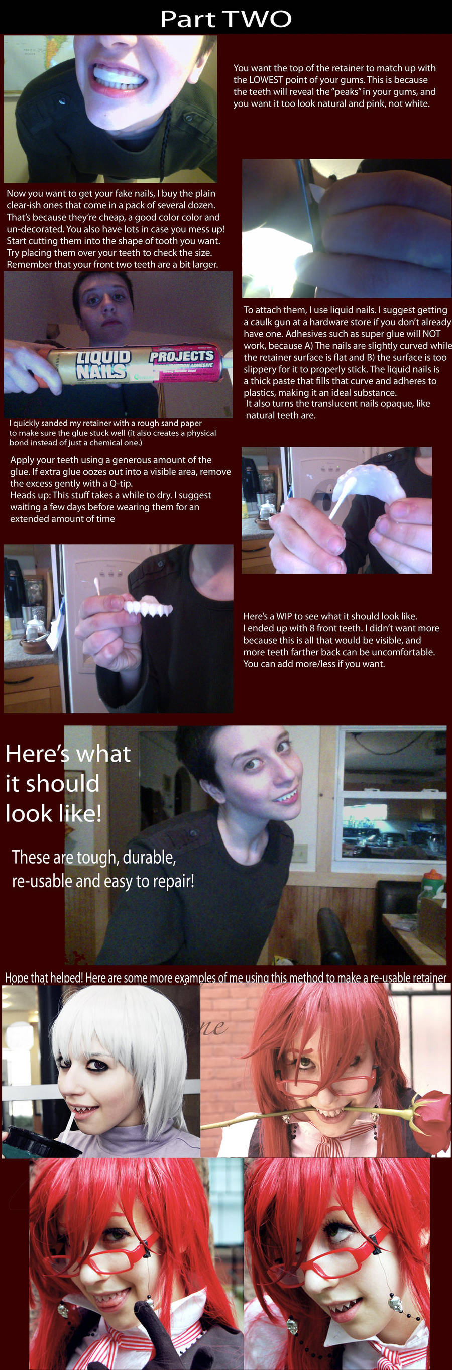 Re Usable Fake Shark Teeth Tutorial Part 2 By Faxen On Re Usable Fake Shark Teeth Tutorial Part