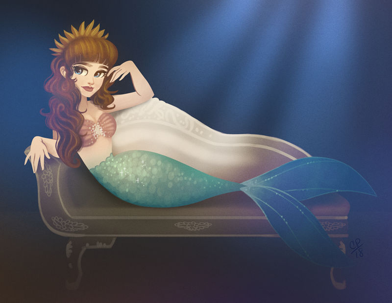 Traci Hines Neverland Mermaid by courtneymermaid