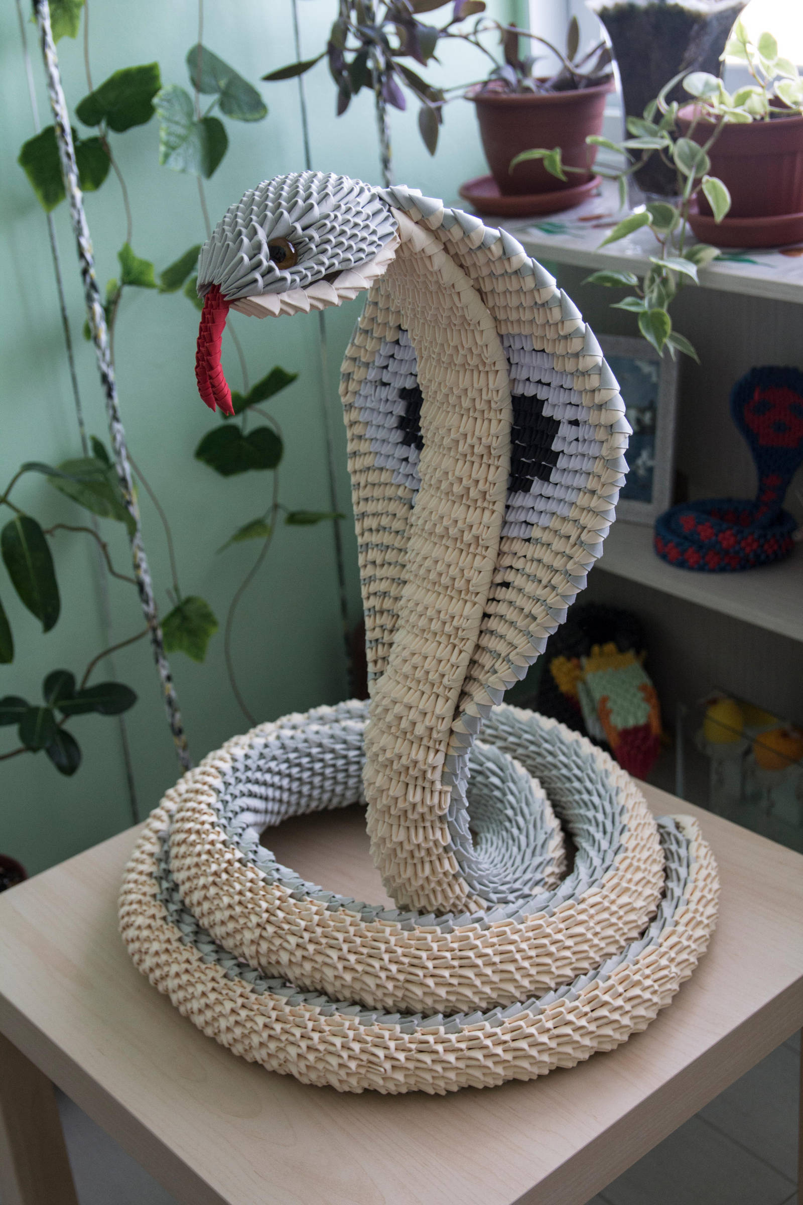 3D Origami Cobra pic 1 by Catstrosity