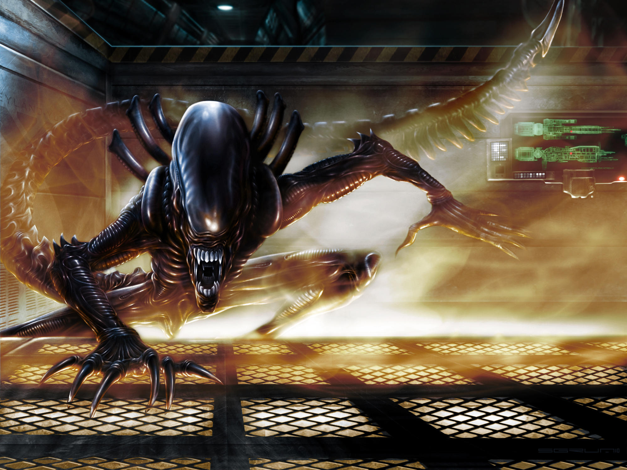 Alien by Sgrum