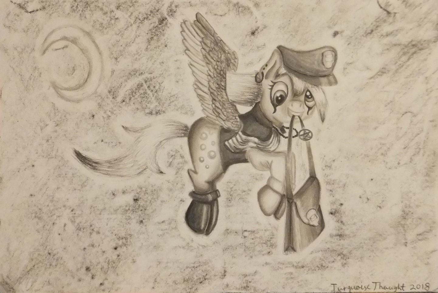 Derby, the ghosting mailmare by TurquoiseThought