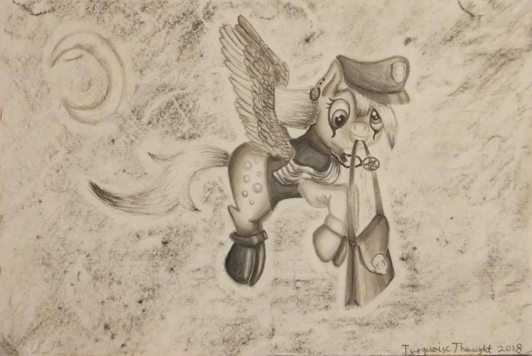 Derby, the ghosting mailmare by TurquoiseThought