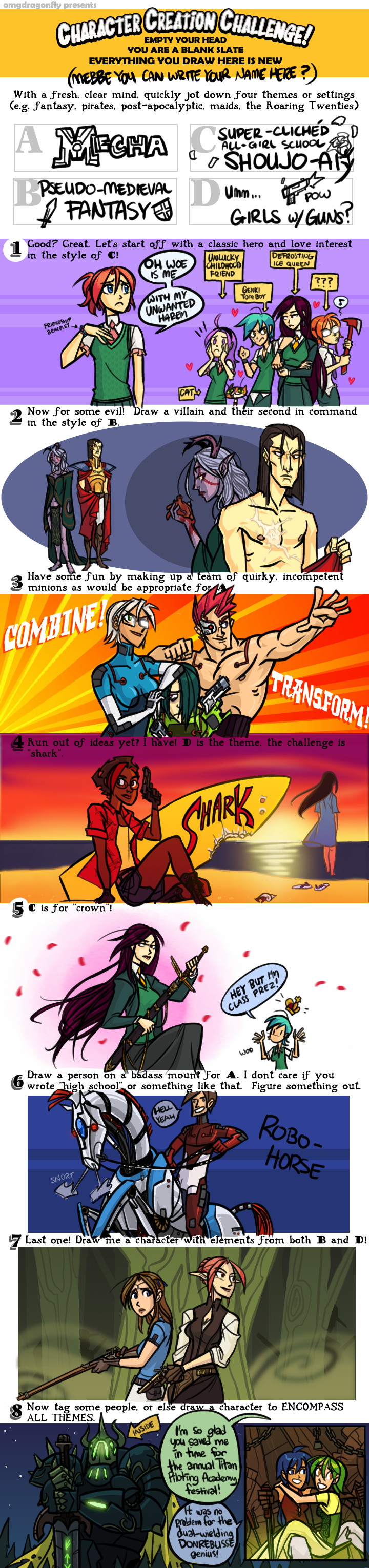 Character Challenge COMPLETE by omgdragonfly