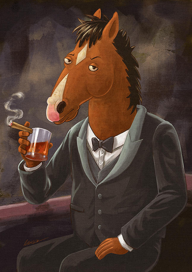 BoJack Horseman by spencertoons