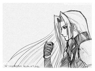 x Sephiroth + Black Materia x by chibiasta
