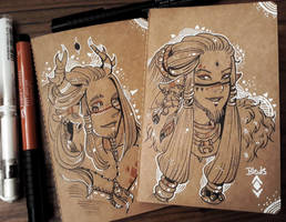 Feths et Vinksi by Rituhell on DeviantArt