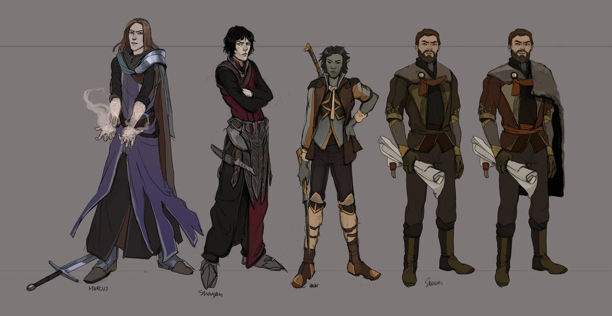 Character designs II by Shagan-fury