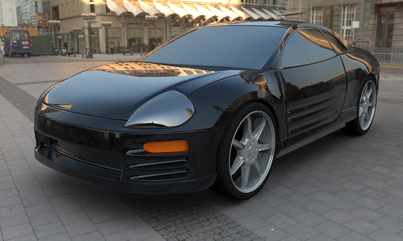 Mitsubishi Eclipse by truckless