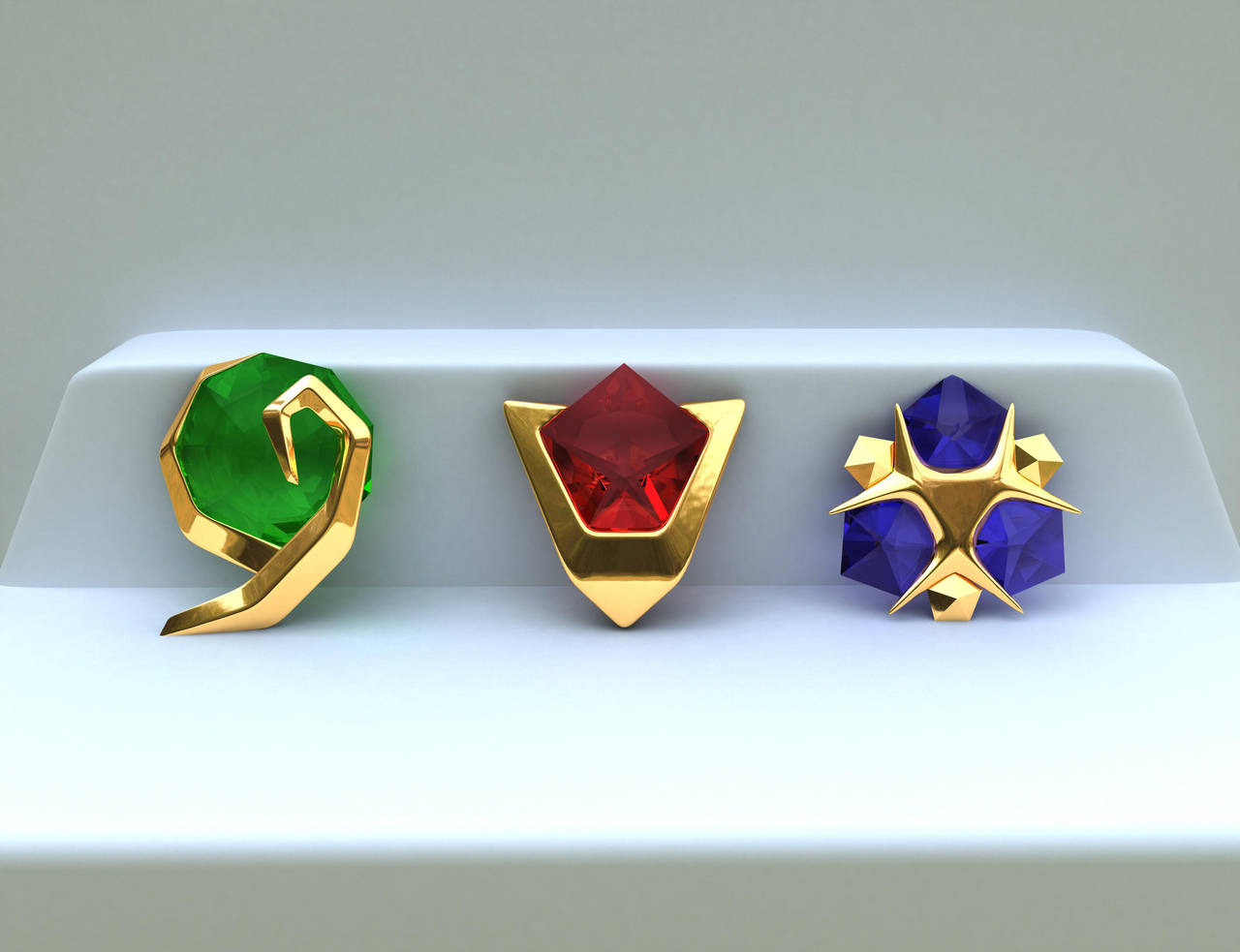 Zelda - Spiritual Stones 3D by iAkumu