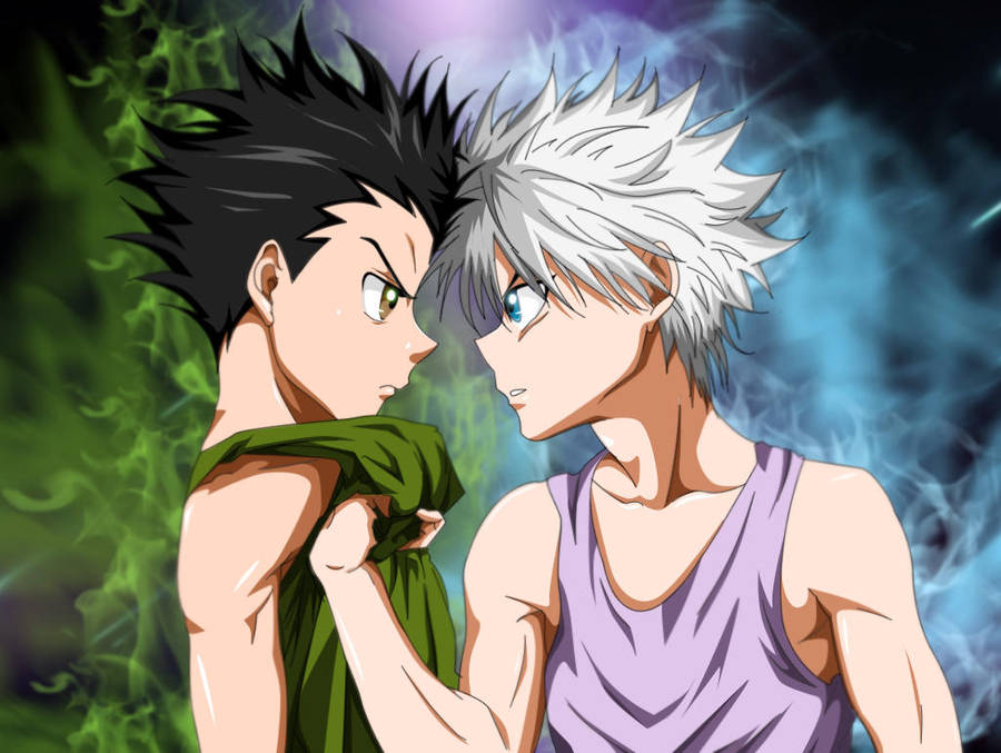Gon vs Killua by SamBaten on