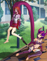 Lilith meets Niji by Elmonais by Shaded-Seraphim