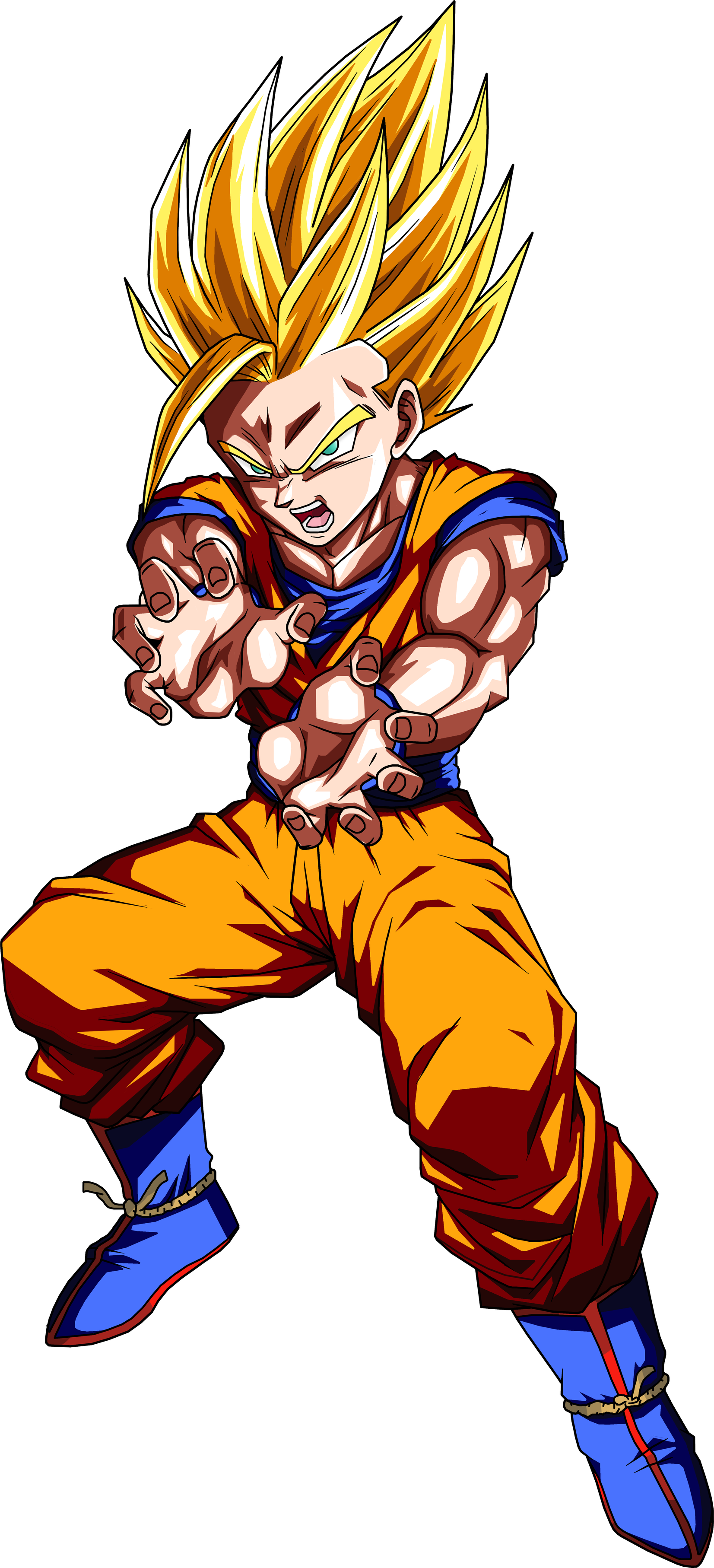 Super Saiyan 2 Teen Gohan Bojack (No Glow) by ...