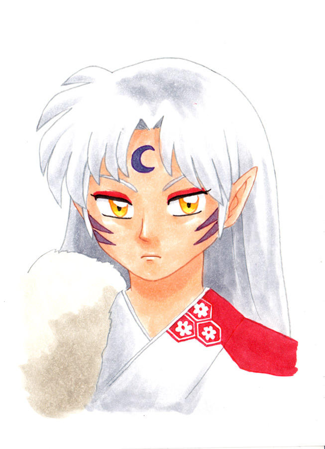 Sesshomaru (Commission from SLCC FanX '14) by alamedyang