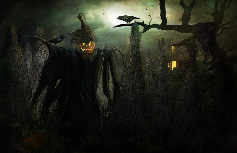 Halloween Scarecrow by Madink2000