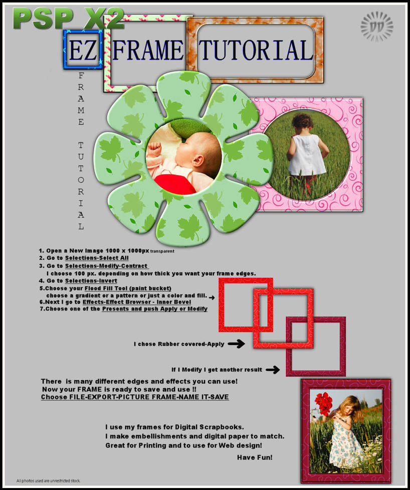 Pro Frame Tutorial by tina1138 on DeviantArt