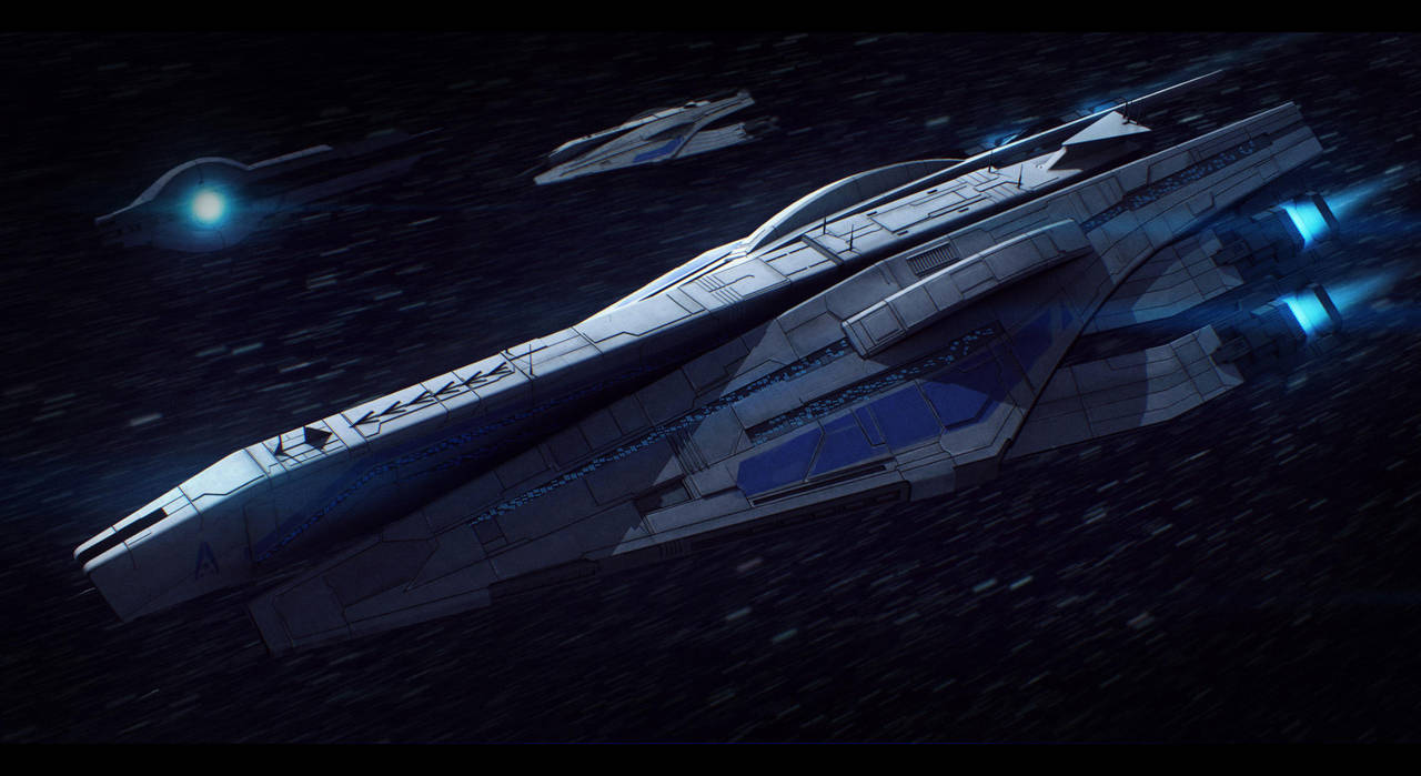 Mass Effect Veracruz-Class Cruiser Commission by AdamKop