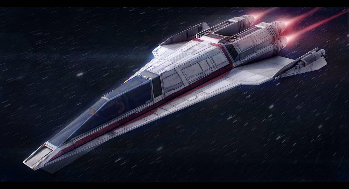 Star Wars Incom T-85 Fighter by AdamKop