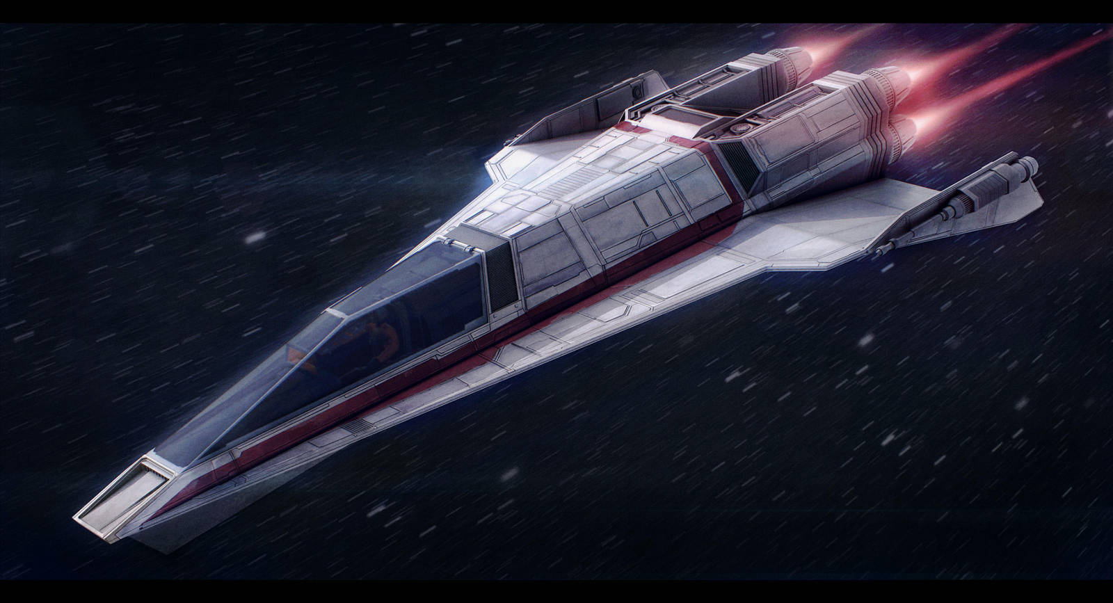 Star Wars Incom T-85 Fighter by AdamKop