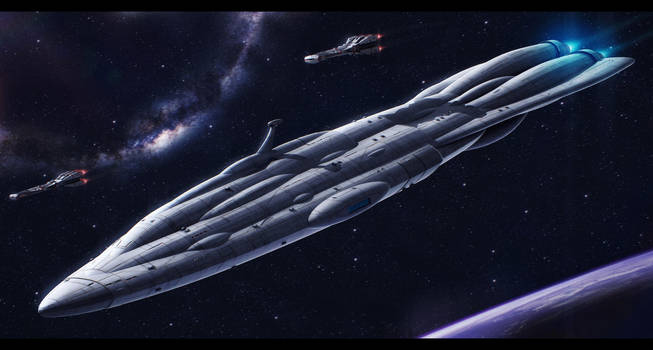 Star Wars Mon Calamari Shipyards MC70 by AdamKop