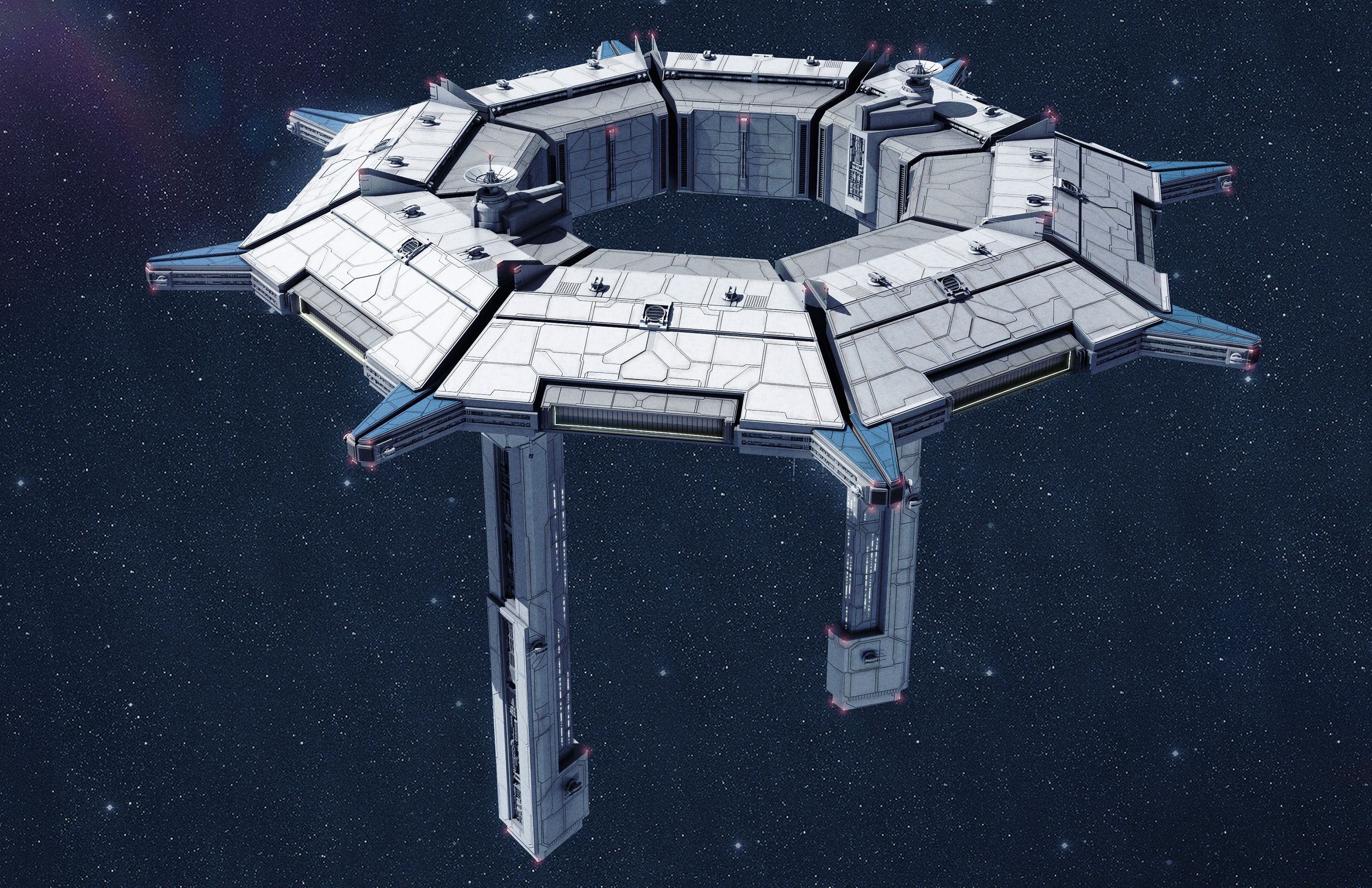 Textspaced: Fortress (space) by AdamKop on DeviantArt