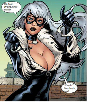 Why Do I Have Boobs Spider Man To Black Cat Tg By Hassoutobi27 On Deviantart Why Do I Have Boobs Spider Man To Black Cat Tg By Hassoutobi27 On Deviantart