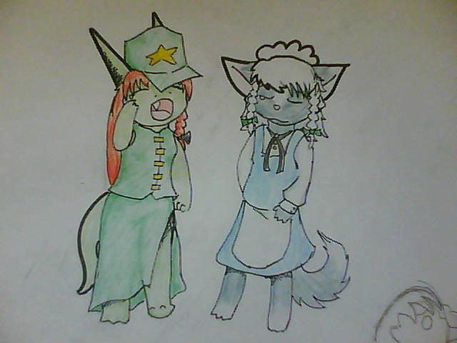 Touhou Anthro by Sadie-Dkirin