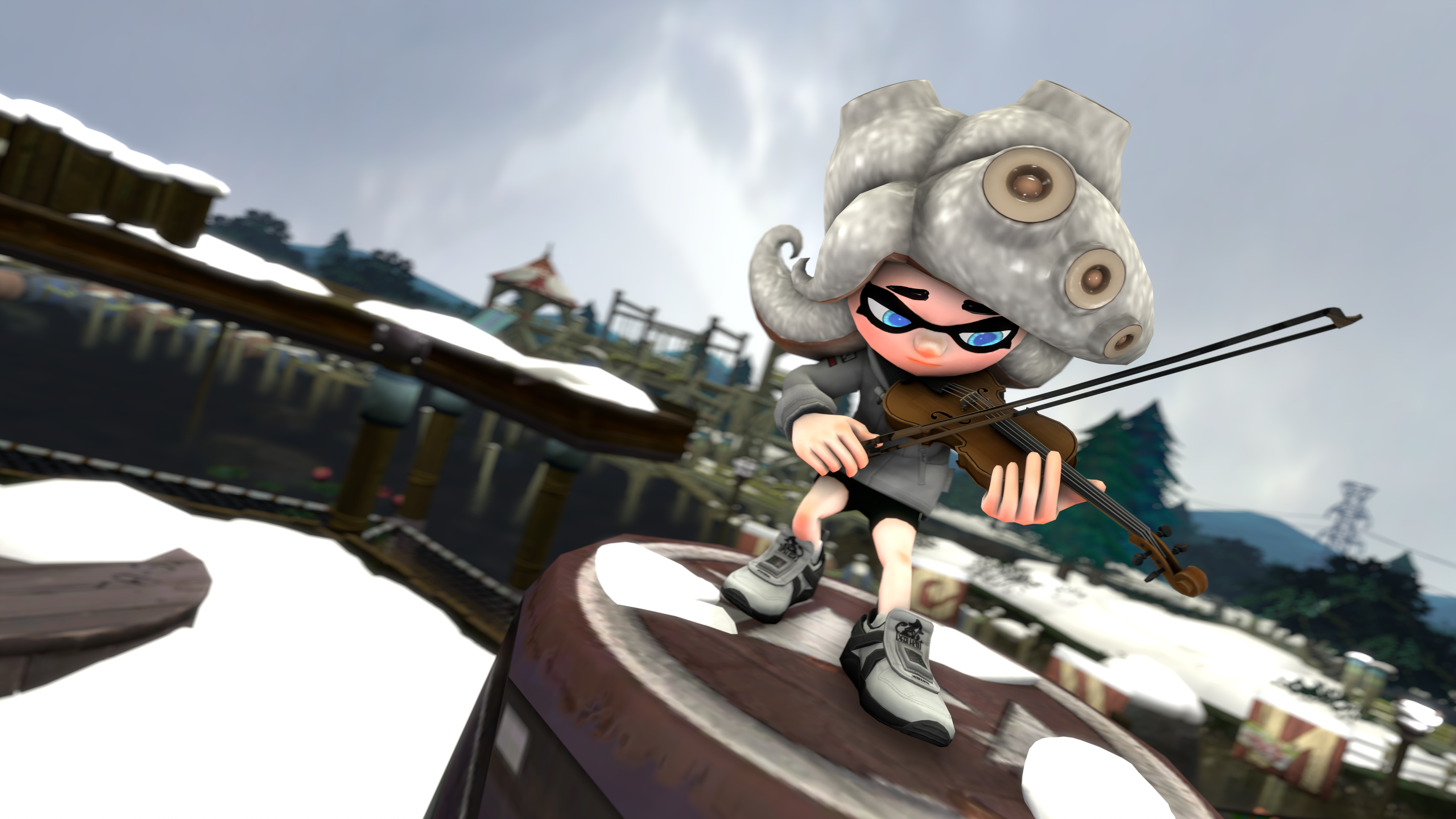 Snow and Eis in Camp Triggerfish by DeathR34PER