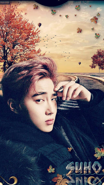 EXO_ SUHO #LOCKSCREEN/WALLPAPER by YUYO8812 on DeviantArt