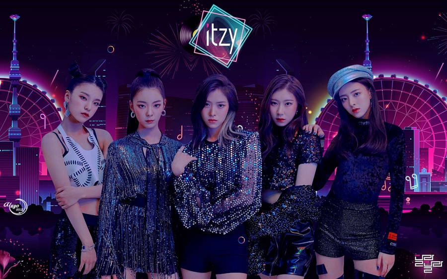 Itzy Dalla Dalla Wallpaper By Yuyo8812 On Deviantart