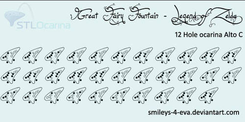 Great Fountain 12 Hole Ocarina Tableture By Smileys 4 Eva Great Fountain 12 Hole Ocarina Tableture By Smileys 4 Eva