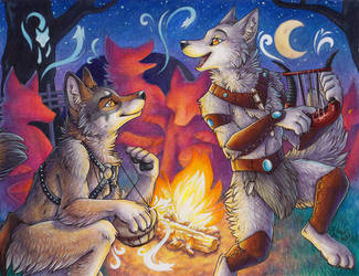 Drum Circle by SilentRavyn