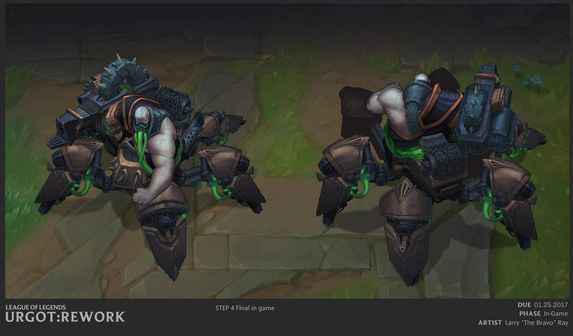 Urgot Front and Back FIN by The-Bravo-Ray