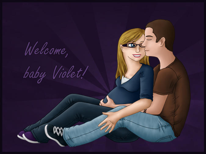 Welcome baby Violet by tibek